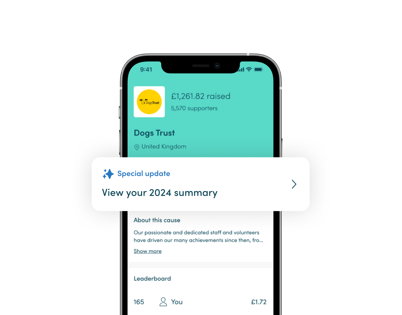 Mobile app cause page efr summary preview